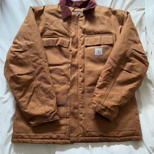 Carhartt Men's Brown Loose Fit Jacket
